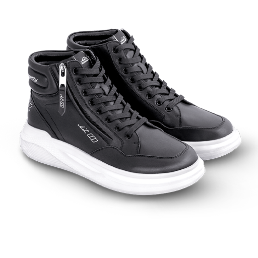 Sneaker - Fekete - Magasszárú - AZ-MT Design